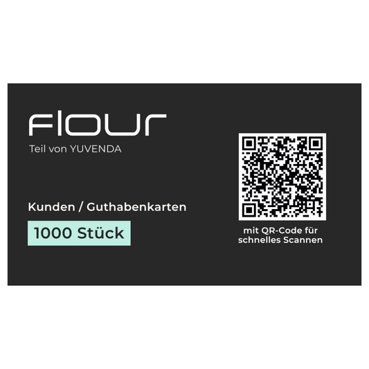 flour Kunden / Guthabenkarten - 1000 Stück