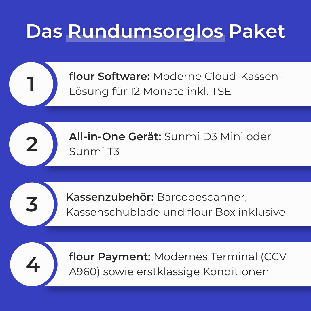 Startup Komplett-Paket: flour Flex Online