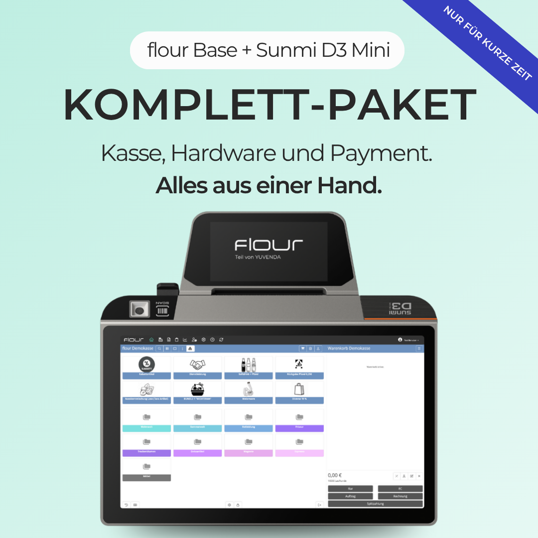 Startup Komplett-Paket: flour Flex