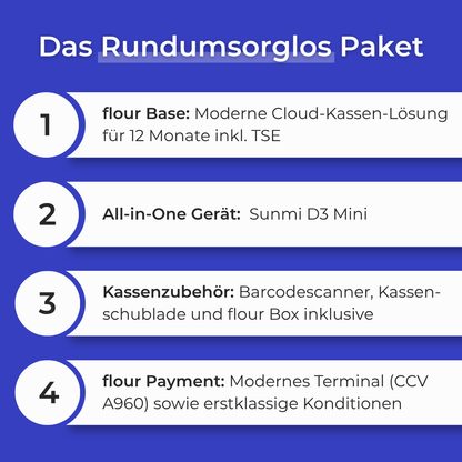 Startup Komplett-Paket: flour Kompakt